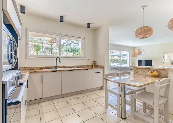 别墅 Fleurs Des Pins, Piscine Chauffee , 80 M De La Pereire